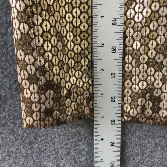 Worthington Bronze and Champagne Sequin Textured Skirt Sz 10 - Picture 4 of 8